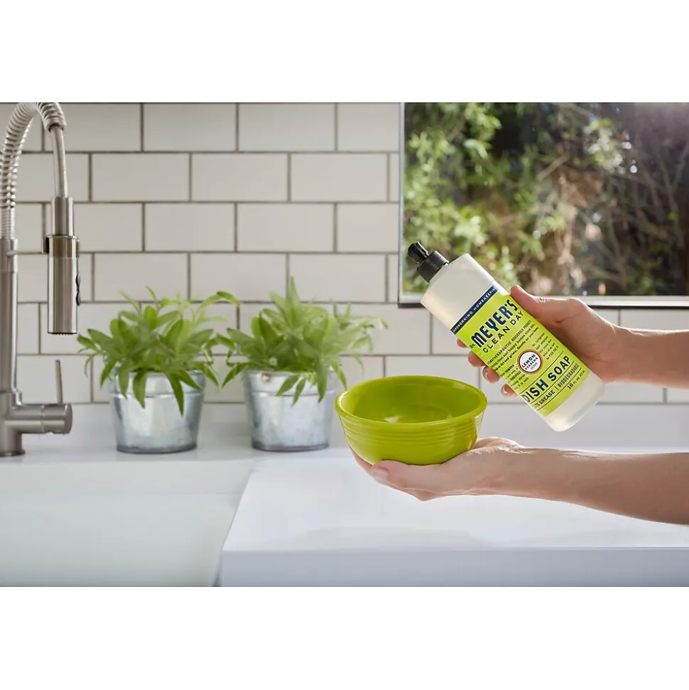 Mrs. Meyer's Liquid Dish Soap, Lemon Verbena, 16 oz. (347635)