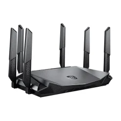 MSI RadiX AX6600 Tri Band MU-MIMO WiFi 6 Gaming Router, Black (RADIXAX6600)