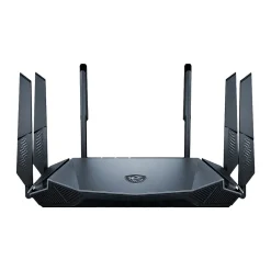MSI RadiX AX6600 Tri Band MU-MIMO WiFi 6 Gaming Router, Black (RADIXAX6600)