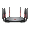 MSI RadiX AXE6600 AX6600 Tri Band MU-MIMO WiFi 6E Gaming Router, Black/Red (RADIXAXE6600)