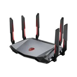 MSI RadiX AXE6600 AX6600 Tri Band MU-MIMO WiFi 6E Gaming Router, Black/Red (RADIXAXE6600)