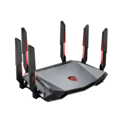 MSI RadiX AXE6600 AX6600 Tri Band MU-MIMO WiFi 6E Gaming Router, Black/Red (RADIXAXE6600)