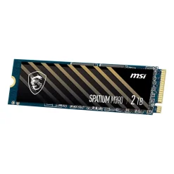 MSI SPATIUM M390 2TB M.2 PCIe Gen 3 NVMe 1.4 Internal Solid-State Drive, 3D-NAND (SM390N2TB)