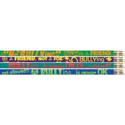 Musgrave Pencil Company No Bullying Wooden Pencil, 0.5mm, #2 Hard Lead, 144/Box (MUS2508G)