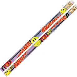Musgrave Pencil Company You Are Awesome Motivational Wooden Pencil, 0.5mm, #2 Hard Lead, 144/Box (MUS2473G)