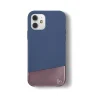 MVMT Duo MagSafe Snap-On Protective Case for iPhone 13/14, Blue/Brown (IC7585M-14R-NV8)