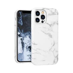 MVMT White Marble Snap Case for iPhone 13 Pro (IC7686MB-3P-WHA)