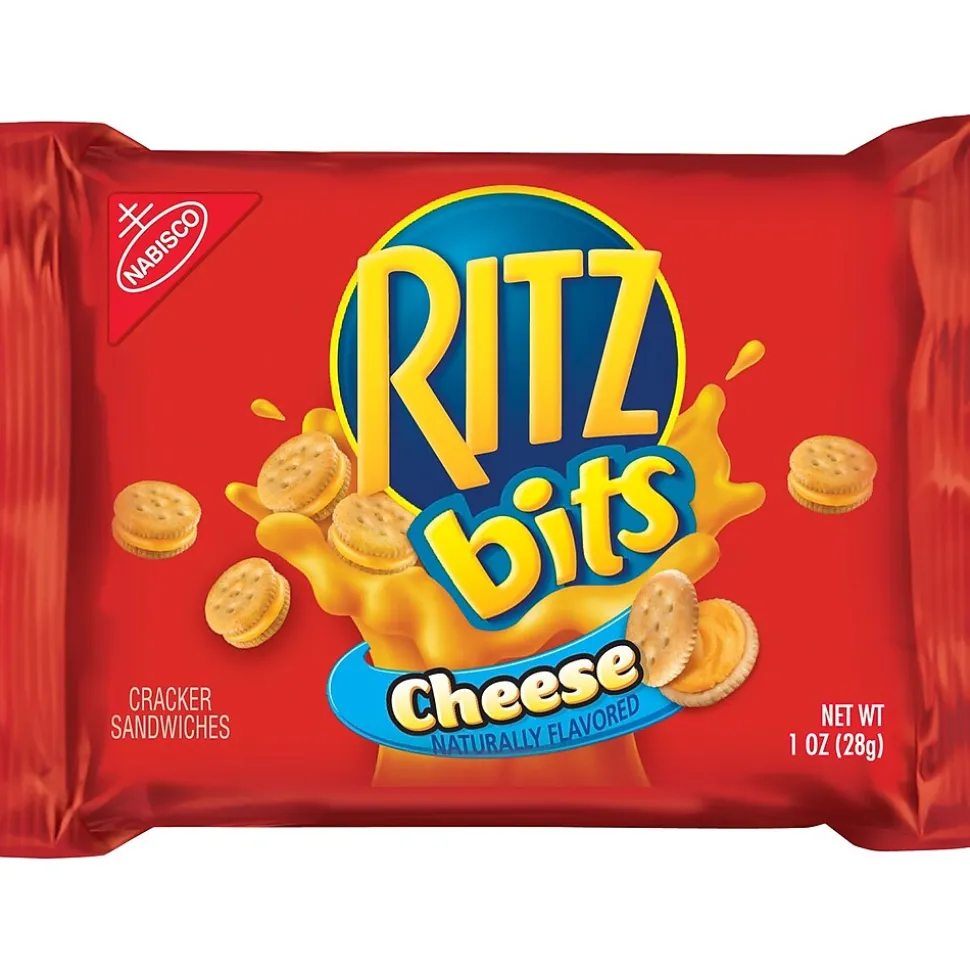 Nabisco Ritz Bits Cheese Cracker Sandwiches, 1 oz, 12/Pack (GEN00091)