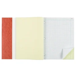 National Brand Laboratory 1-Subject Computation Notebooks, 9.25" x 11", Quad, 200 Sheets, Brown (43649)