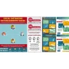 National Marker Vinyl Banner, "Social Distancing," 52" x 104", Multicolor (BT68)