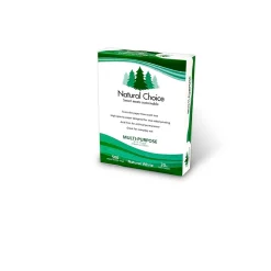 Natural Choice 8.5" x 11" Multipurpose Paper, 20 lbs., 92 Brightness, 5000 Sheets/Carton (MNW000-01)
