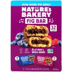Nature's Bakery Nutrition Bar Variety Pack, 2 oz., 32 Bars/Box (900-00151)