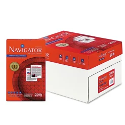 Navigator Premium 8.5" x 14" Multipurpose Paper, 20 lbs., 97 Brightness, 5000 Sheets/Carton (NMP1420)