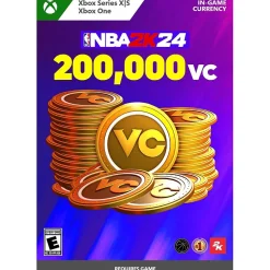 NBA 2K24: 200,000 VC, In-Game Digital Currency, Xbox Series X|S, Xbox One (Digital)