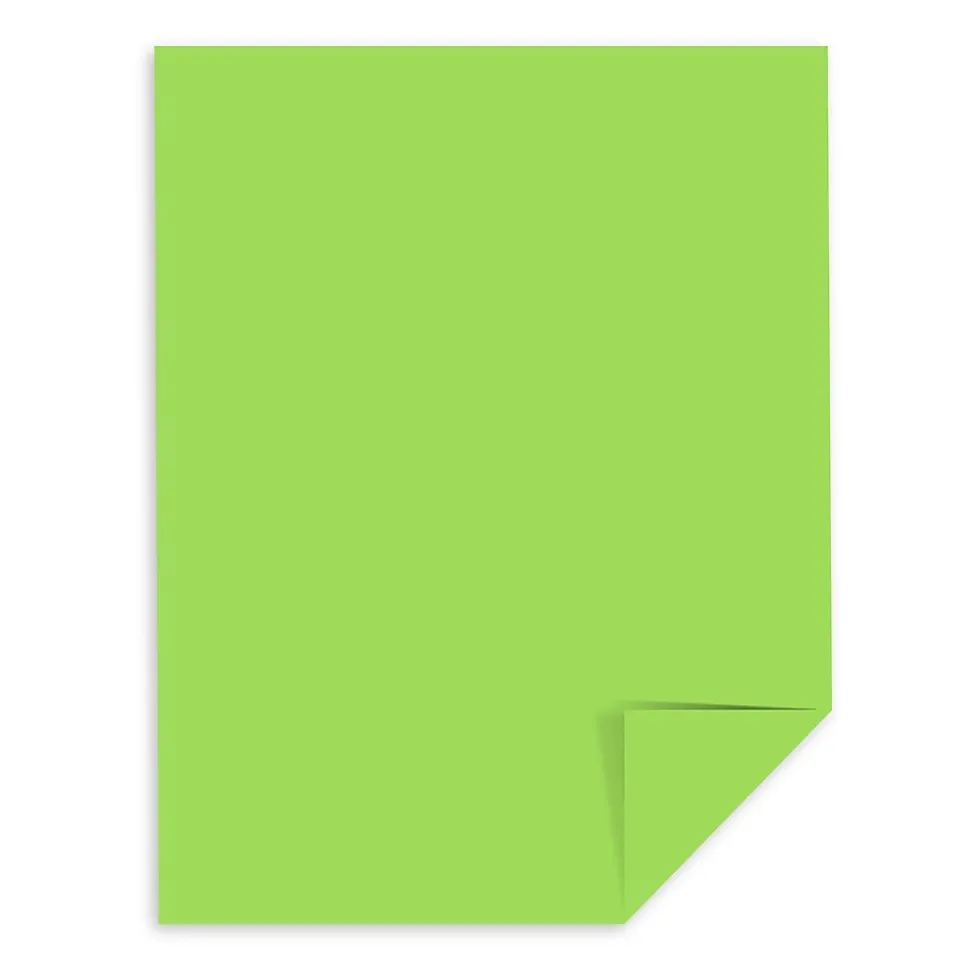 Neenah Paper Astrobrights 65 lb. Cover Paper, 8.5" x 11", Martian Green, 2000 Sheets/Case (21811W)