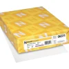 Neenah Paper Classic 8.5" x 11" Business Paper, 24 lbs., Avon Brilliant White with Laid Finish, 500 Sheets/Ream (06511)