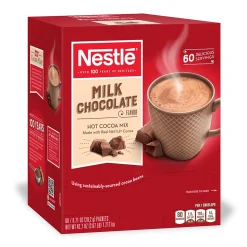 Nestle Milk Chocolate Hot Cocoa, 0.71 oz., 60/Box (NES26791)