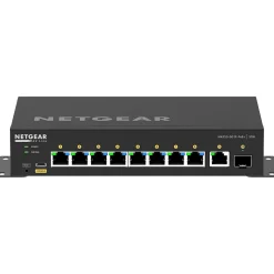 Netgear AV Line 9-Port Gigabit Ethernet Managed Switch, Black (GSM4210PD-100NAS)