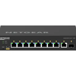 Netgear AV Line 9-Port Gigabit Ethernet Managed Switch, Black (GSM4210PD-100NAS)