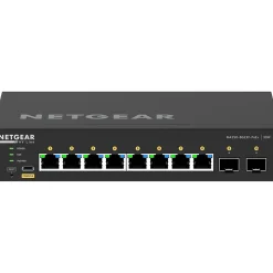 Netgear AV Line 8-Port Gigabit Ethernet Managed Switch, Black (GSM4210PX-100NAS)