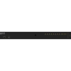 Netgear AV Line 10-Port Gigabit Ethernet Managed Switch, Black (GSM4212PX-100NAS)