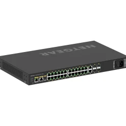Netgear AV Line 26-Port Gigabit Ethernet Managed Switch, Black (GSM4230P-100NAS)