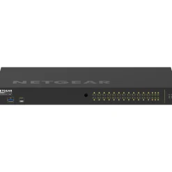 Netgear AV Line 26-Port Gigabit Ethernet Managed Switch, Black (GSM4230P-100NAS)