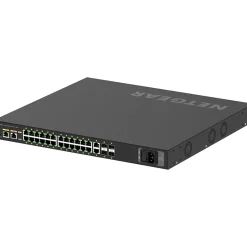 Netgear AV Line 26-Port Gigabit Ethernet Managed Switch, Black (GSM4230PX-100NAS)