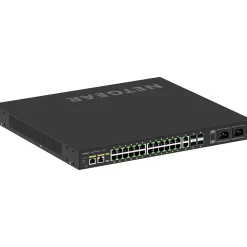 Netgear AV Line 26-Port Gigabit Ethernet Managed Switch, Black (GSM4230UP-100NAS)