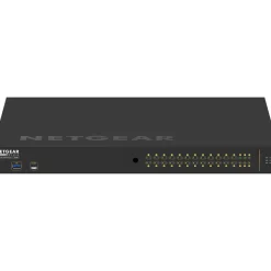 Netgear AV Line 26-Port Gigabit Ethernet Managed Switch, Black (GSM4230UP-100NAS)