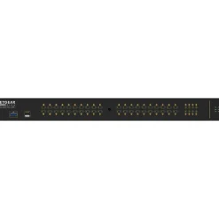 Netgear AV Line 40-Port Gigabit Ethernet Managed Switch, Black (GSM4248P-100NAS)