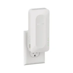 Netgear AX1600 EAX12 Wi-Fi 6 Dual Band Wireless/Ethernet Mesh Range Extender, 2.4/5GHz, White (EAX12-100NAS)