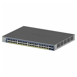 Netgear GS752TXPv3 48-Port Gigabit Ethernet PoE Managed Switch, Gray (GS752TXP-300NAS)