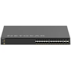 Netgear M4350-24F4V Series 24x SFP+/4x SFP28 Ports Multi-Gigabit Ethernet Layer 3 Managed Switch, Black (XSM4328FV-100NES)