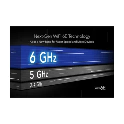 Netgear Nighthawk AXE7800 7800Mbps Tri-Band MU-MIMO 6E Router, Black (RAXE300-100NAS)