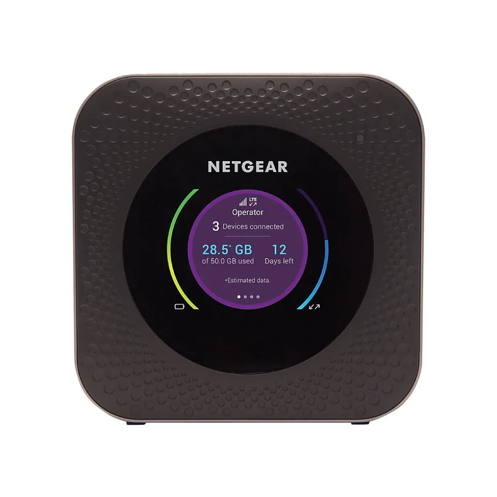 Netgear Nighthawk M1 AC1000 Dual Band Router, Black (MR1100-100NAS)