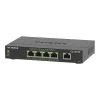 Netgear Plus 5-Port Gigabit Ethernet Managed Switch, 10/100/1000 Mbps, Black (GS305EP-100NAS)