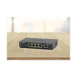 Netgear Plus 5-Port Gigabit Ethernet Managed Switch, 10/100/1000 Mbps (GS305EPP-100NAS)