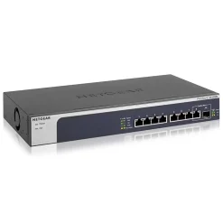 Netgear 8-Port Gigabit Ethernet Unmanaged Switch, Blue (XS508M-100NAS)