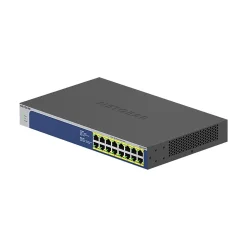 Netgear 16-Port Gigabit Ethernet Unmanaged Switch, 10/100/1000 Mbps, Black (GS516PP-100NAS)