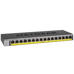 NETGEAR 16-Port PoE/PoE+ Gigabit Ethernet Unmanaged Switch (GS116LP-100NAS)