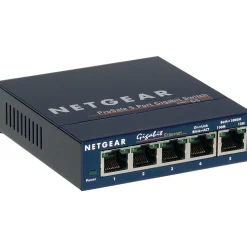 Netgear ProSAFE 5-Port Gigabit Ethernet Unmanaged Switch, Blue (GS105NA)