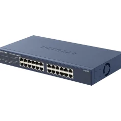 Netgear ProSAFE 24-Port Gigabit Ethernet Unmanaged Switch, 10/100/1000 Mbps, Blue (JGS524NA)