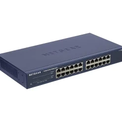 Netgear ProSAFE 24-Port Gigabit Ethernet Unmanaged Switch, 10/100/1000 Mbps, Blue (JGS524NA)