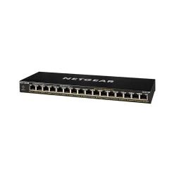 Netgear 300-Series 16-Port Gigabit Ethernet Unmanaged Switch, Black (GS316P-100NAS)