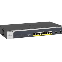 Netgear Smart 8-Port Gigabit Ethernet Smart Switch, Grey (GS510TPP-100NAS)