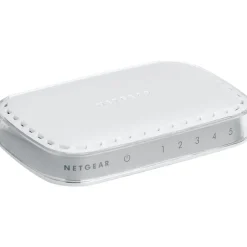 Netgear SOHO 5-Port Gigabit Ethernet Unmanaged Switch, White (GS605NA)