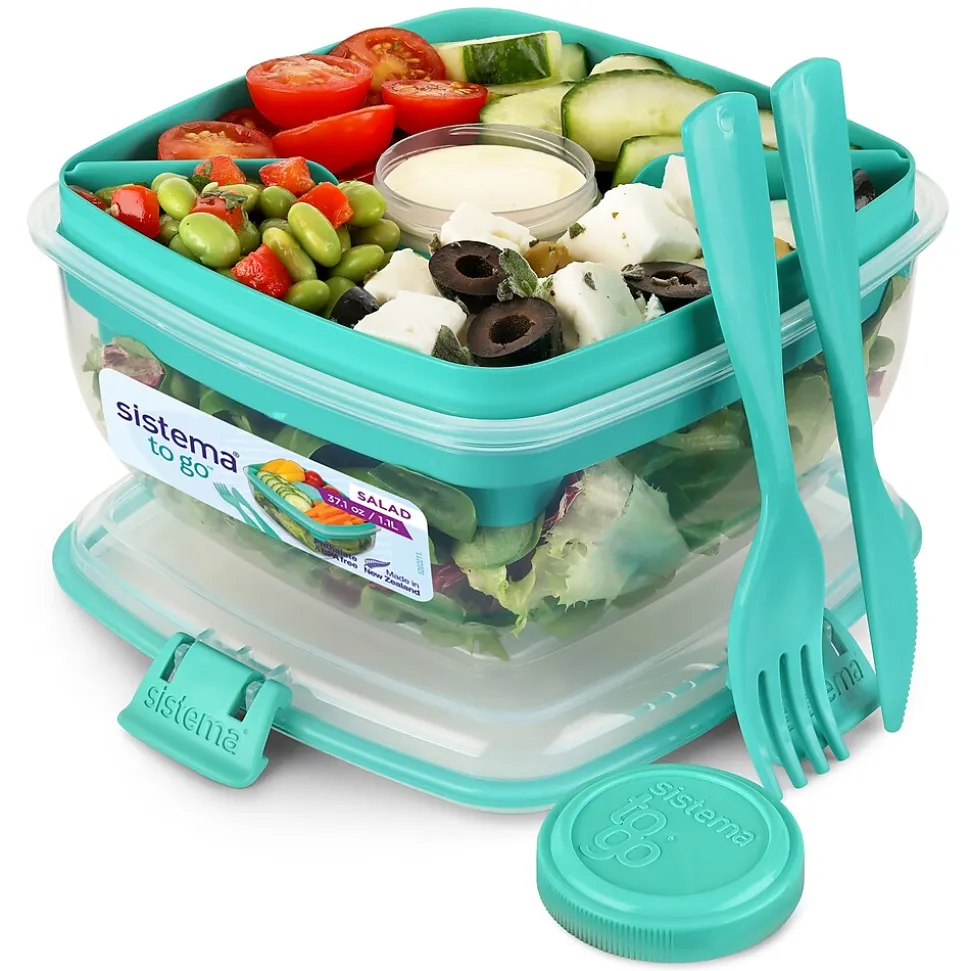 Newell Sistema Salad Container, Clear (21356ZS)