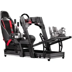 Next Level Racing F-GT Elite Front & Side Mount Edition NLR-E003 Racing Cockpit for PC, Black