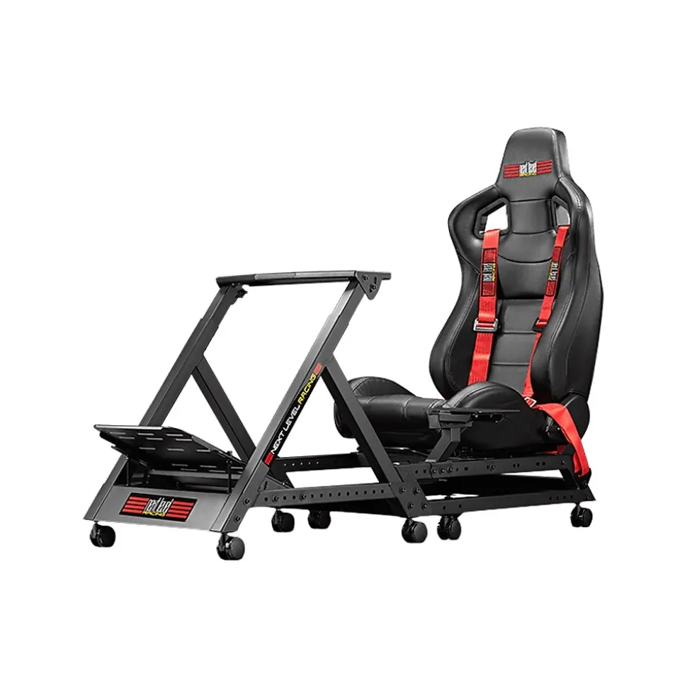 Next Level Racing GTtrack NLR-S009 Racing Simulator Cockpit, Black